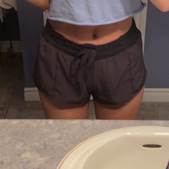 Black lululemon shorts ON HOLD - Picture 3 of 3